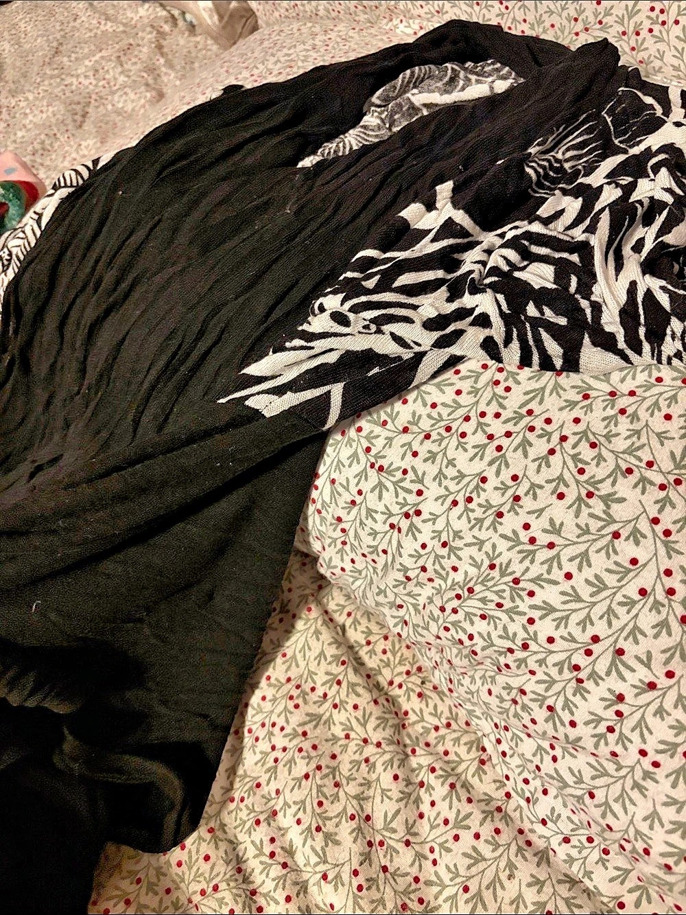 ONYX Black & White Animal Print open sweater - Picture 5 of 5